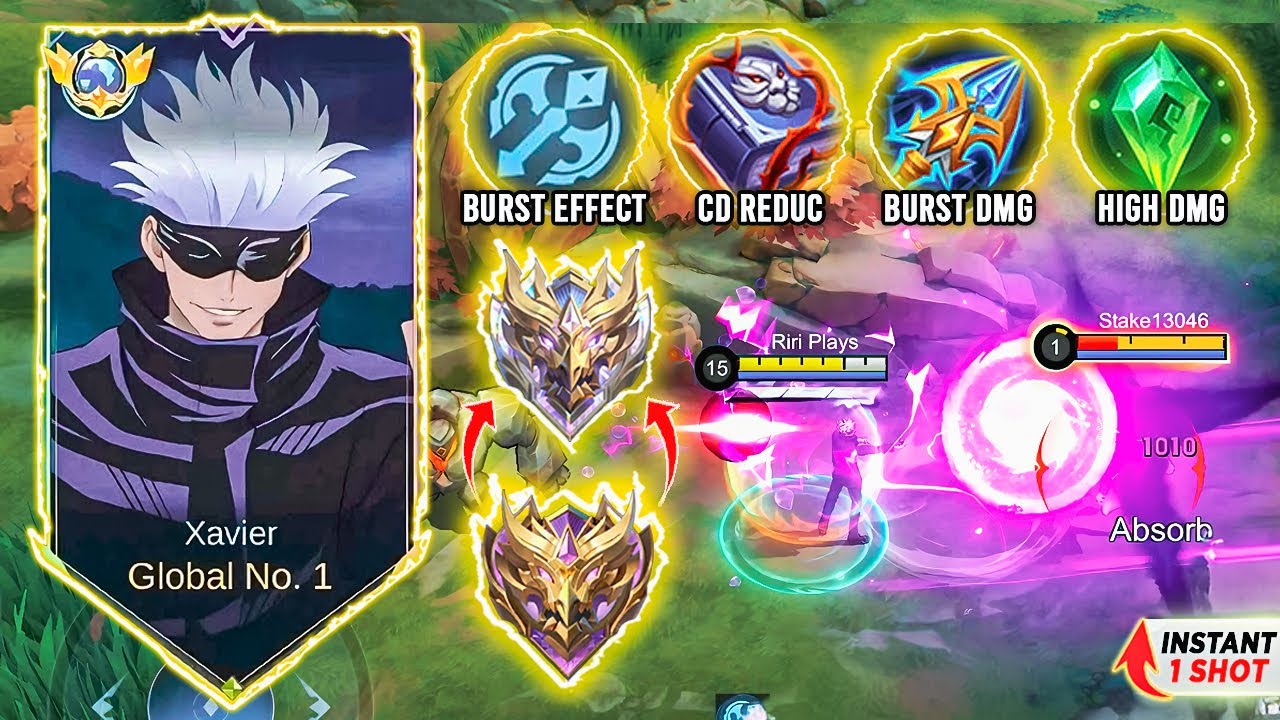 INCREASE DAMAGE WITH XAVIER NEW HIGH WINRATE BUILD! TOP GLOBAL XAVIER BUILD😱 | TIPS & TRICKS  | MLBB