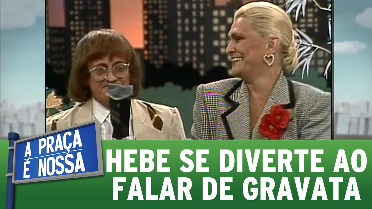 Hebe se diverte ao falar de gravata com Cocada | Praça Retrô (16/02/17)