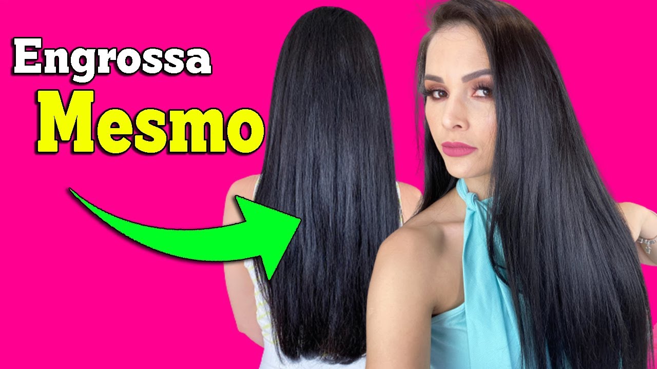 Como Engrossar, dar Volume, Deixar Cabelo Mais Forte e Encorpado (Cabelo Finos e Ralo Nunca Mais)