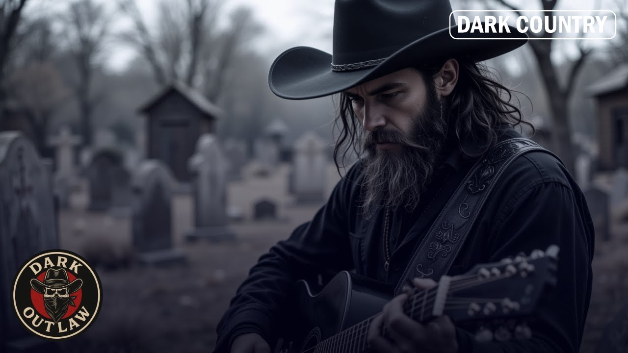 BROKEN MAN - Dark Country Music - Dark Outlaw Country Songs (LYRIC VIDEO)