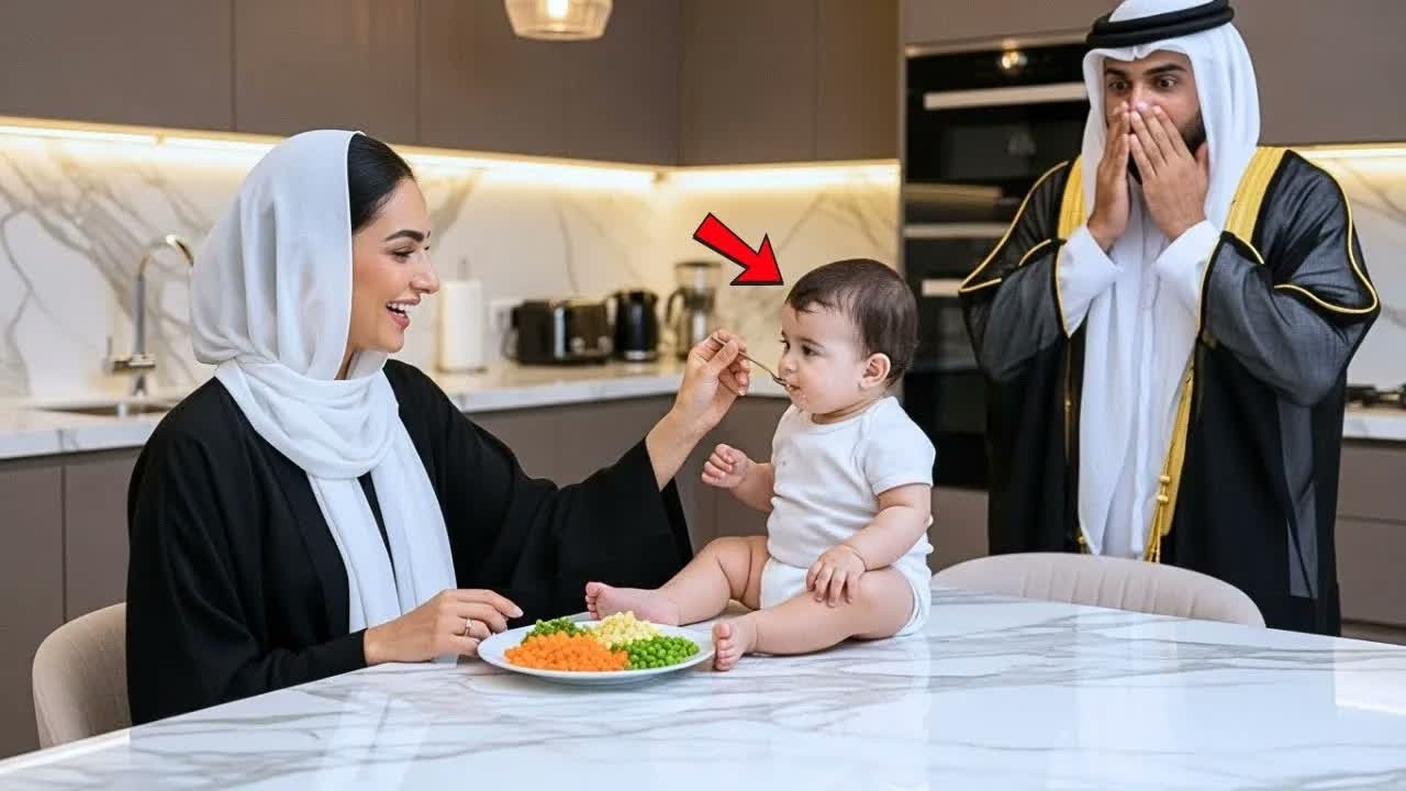الطفلة الرضيعة للملياردير العربي لم تأكل منذ أيام – حتى جاءت الخادمة الفقيرة وفعلت ما لم يكن متوقعًا