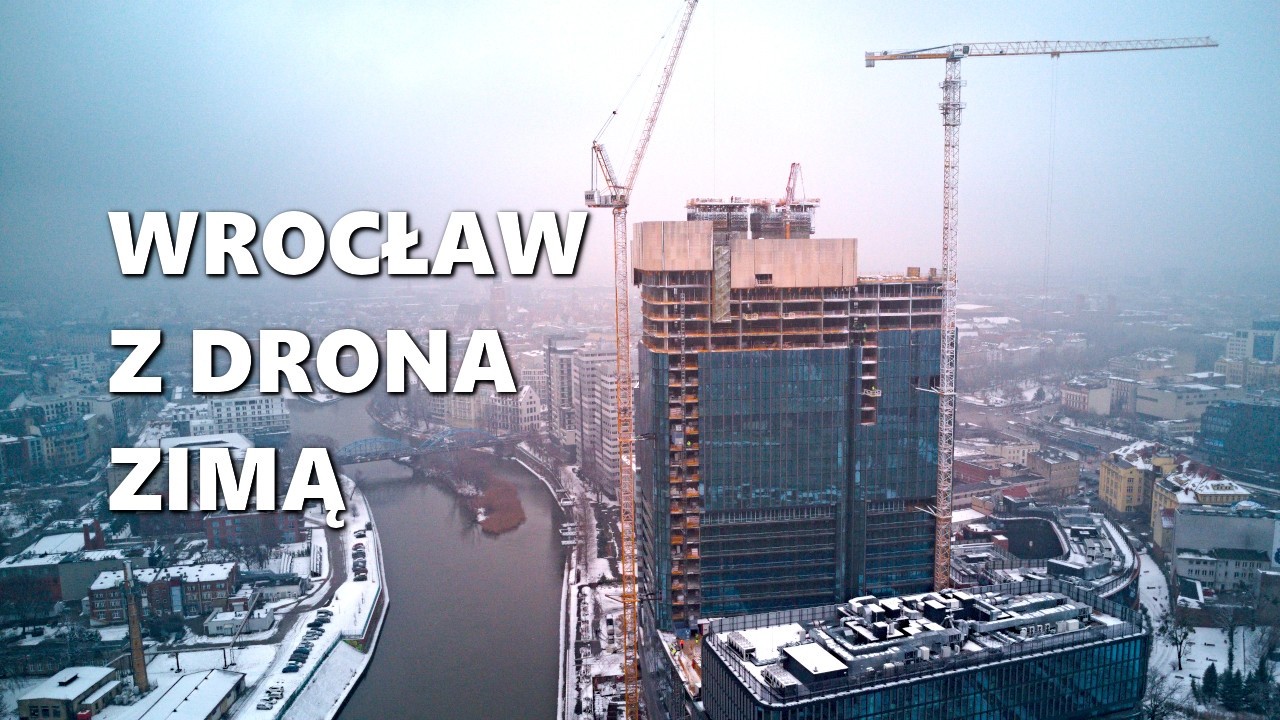 Wrocław Z Drona! Nadodrze, Plac JP II, Kępa Mieszczańska I Wrocław 2026