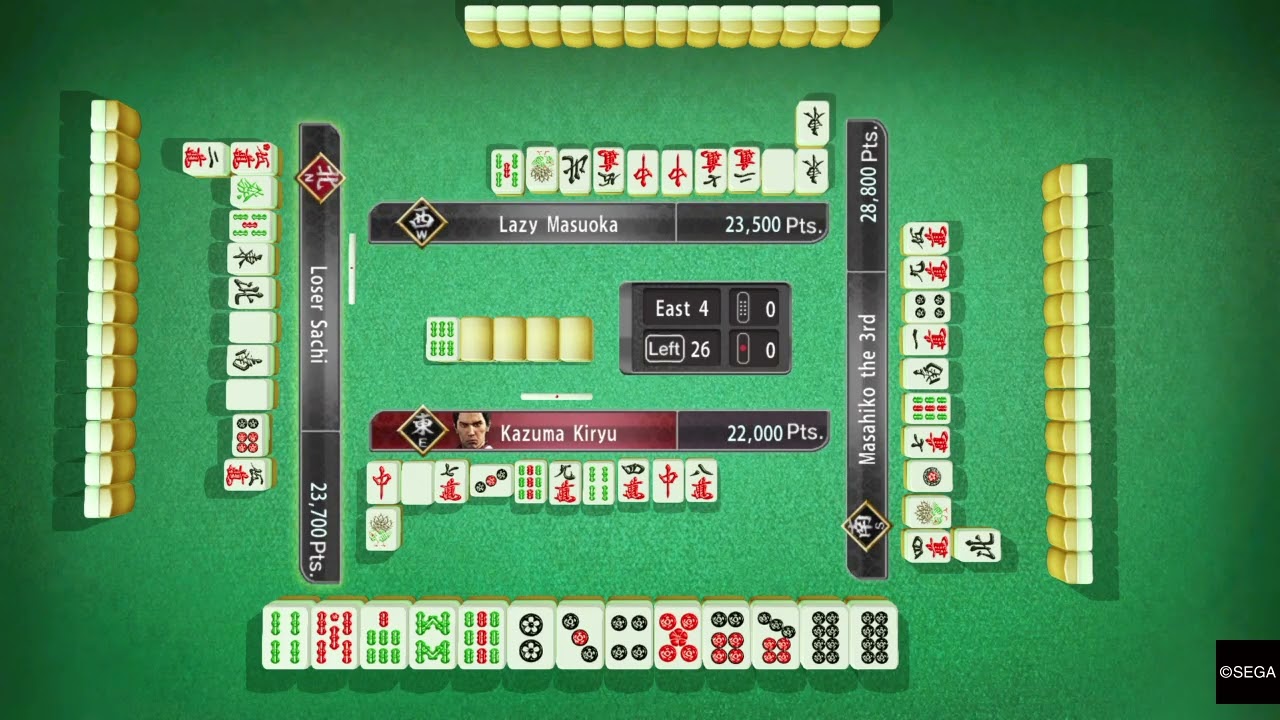 Go out with Haneman in Mahjong Yakuza Kiwami