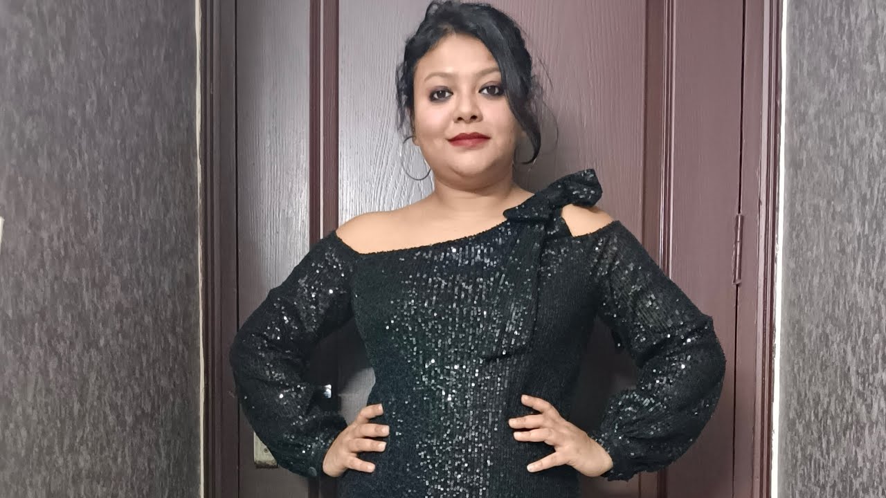 BOOK 9711195266. Party wear dress. LIKE ABD SUBSCRIBE 