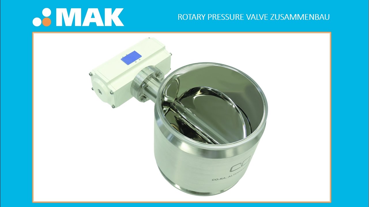 MAK | CO.RA Rotary Pressure Valve® Zusammenbau