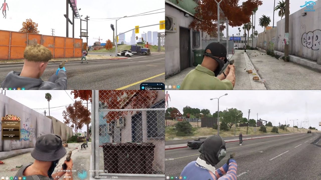 Hydra Wipe Manor 6v6 At Oil Fields/Forum (Multi POV) | NoPixel 4.0 GTA RP