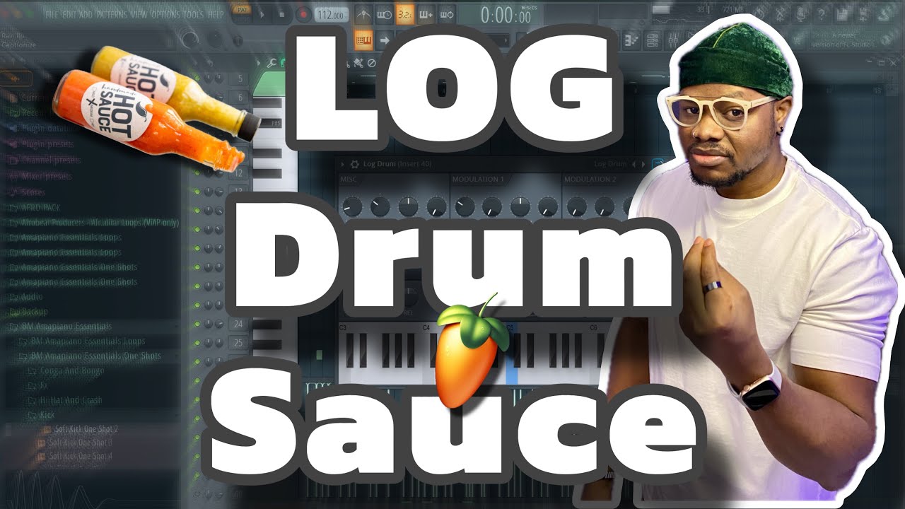 Create #amapiano LOG DRUM Presets From Scratch🔥😤 | Fl Studio