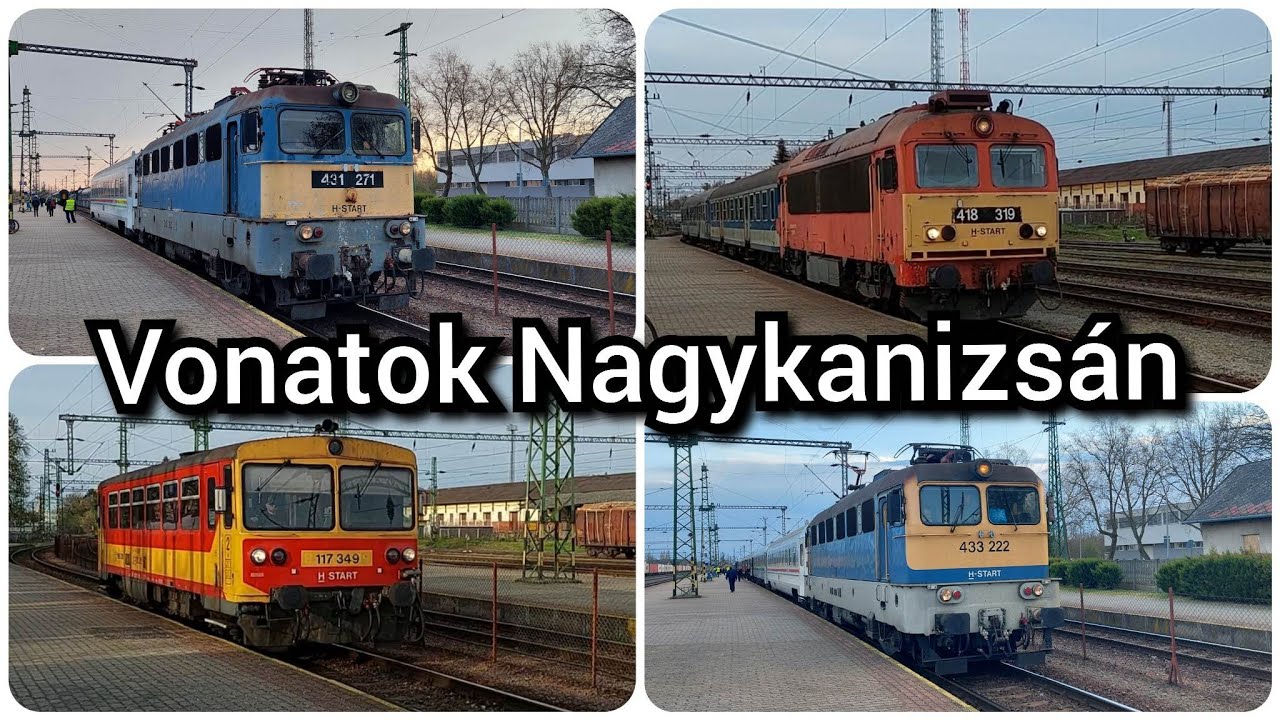 Vonatok Nagykanizsán