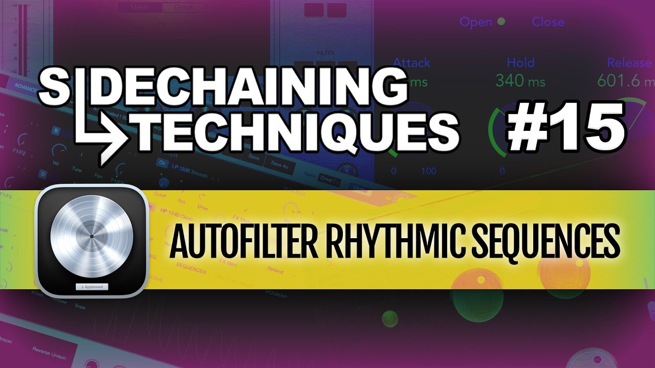 Logic Pro 11 Sidechaining | #15 AutoFilter Rhythmic Sequences
