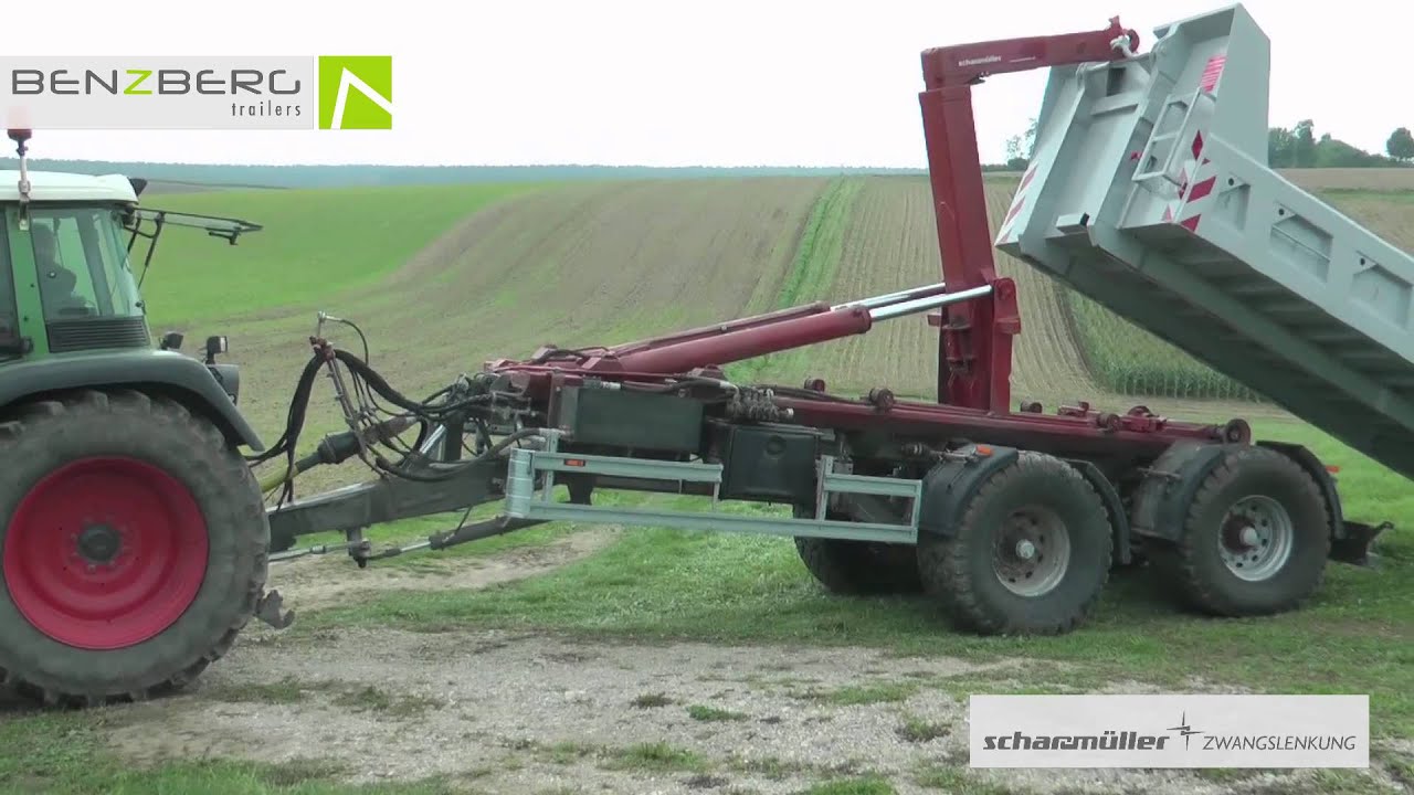 24 t Hyva Hackenlift mit Hydrofahrwerk