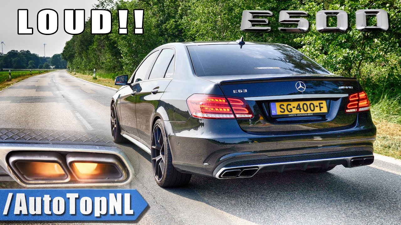 604HP Mercedes Benz E Class E500 4.7 V8 BiTurbo EPC Tuning LOUD! Exhaust SOUND by AutoTopNL