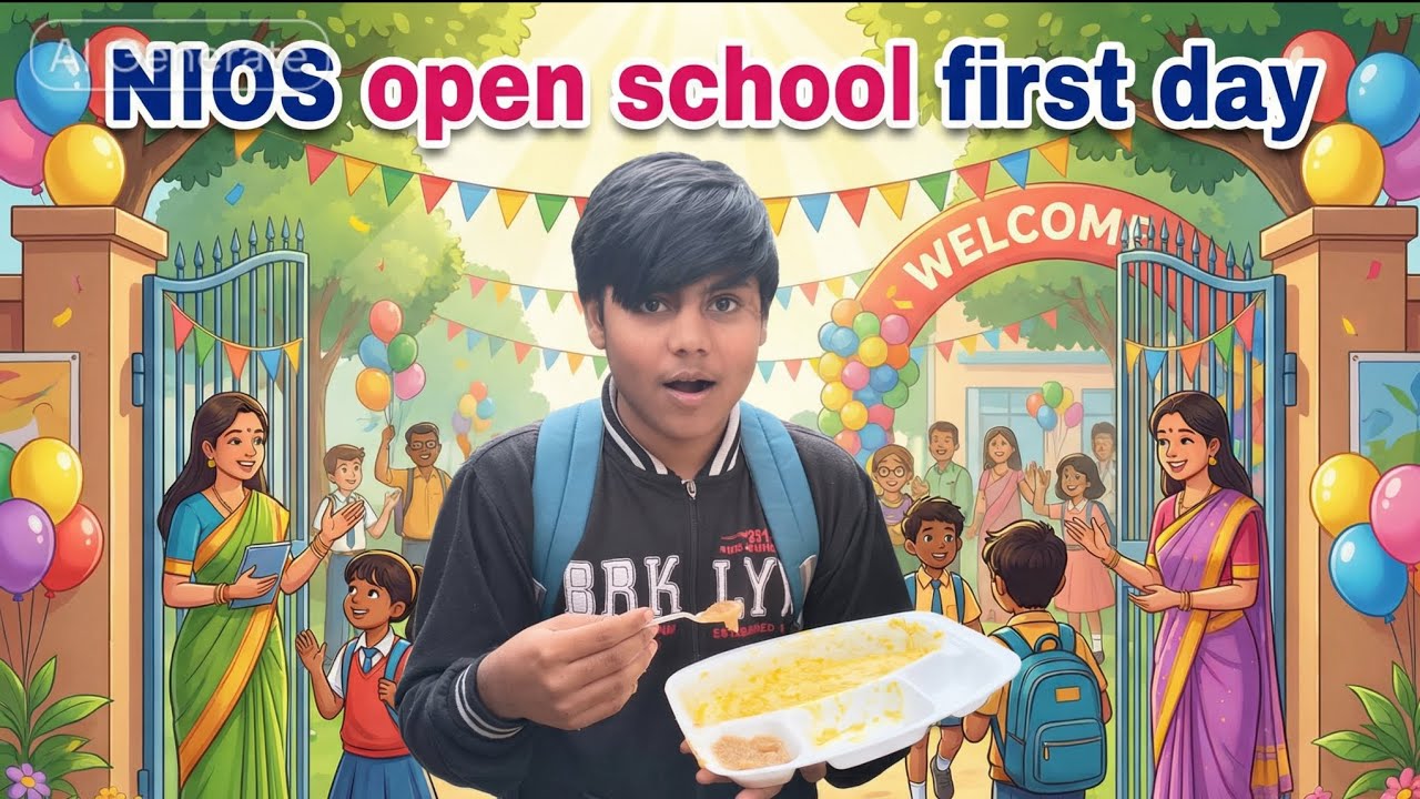 Nios open school first day// 😰