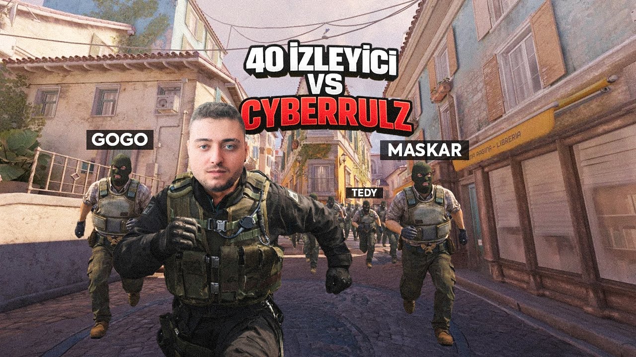 40 İZLEYİCİM VS BEN! ZOMBİ GİBİ KOVALIYORLAR!! COUNTER STRIKE 2