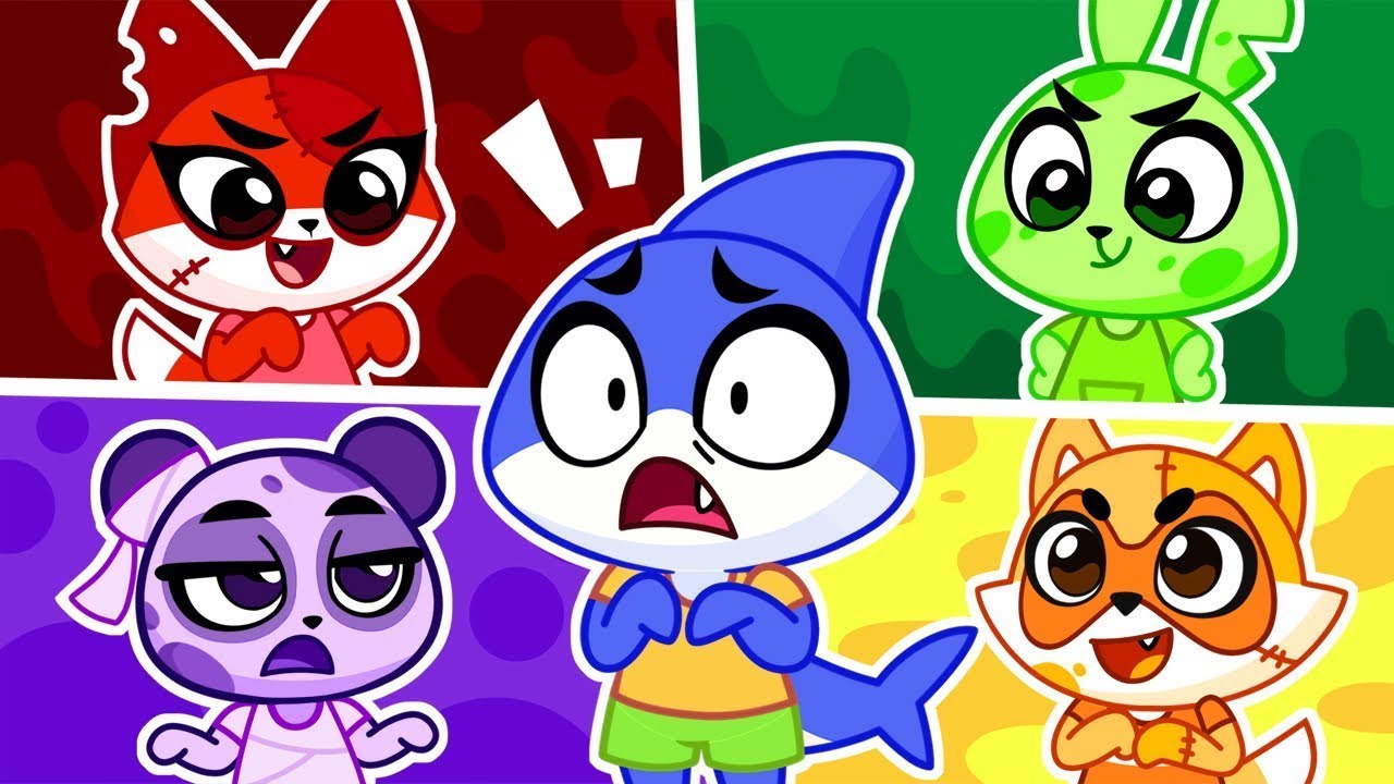 Bebés Aprenden los Colores 🦈 Historias Divertidas para Niños