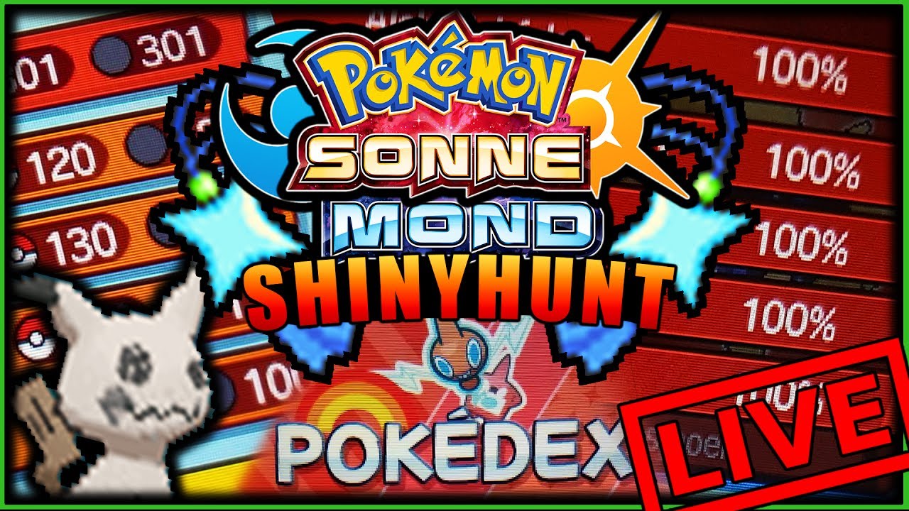 100% Alola-Dex & ENDLICH den Schillerpin 🔥 Pokemon Sonne & Mond Shiny-Hunt