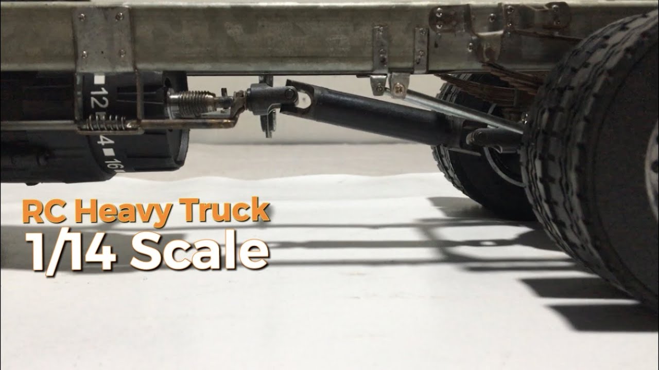 DIY Idea RC Heavy Construction Tractor Truck How to Gear Transmission Switch Off On to Rear Axle