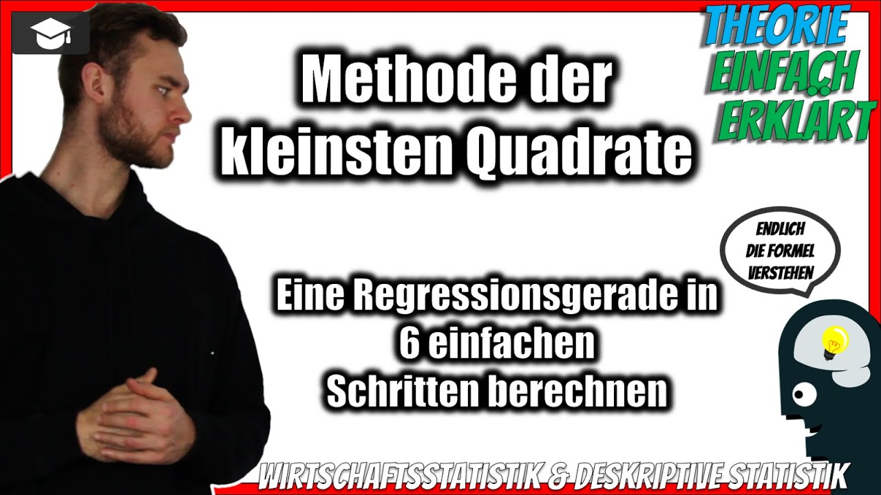 Methode der kleinsten Quadrate Regressionsgerade 📚 Einfach erklärt und [Formeln/Theorie]