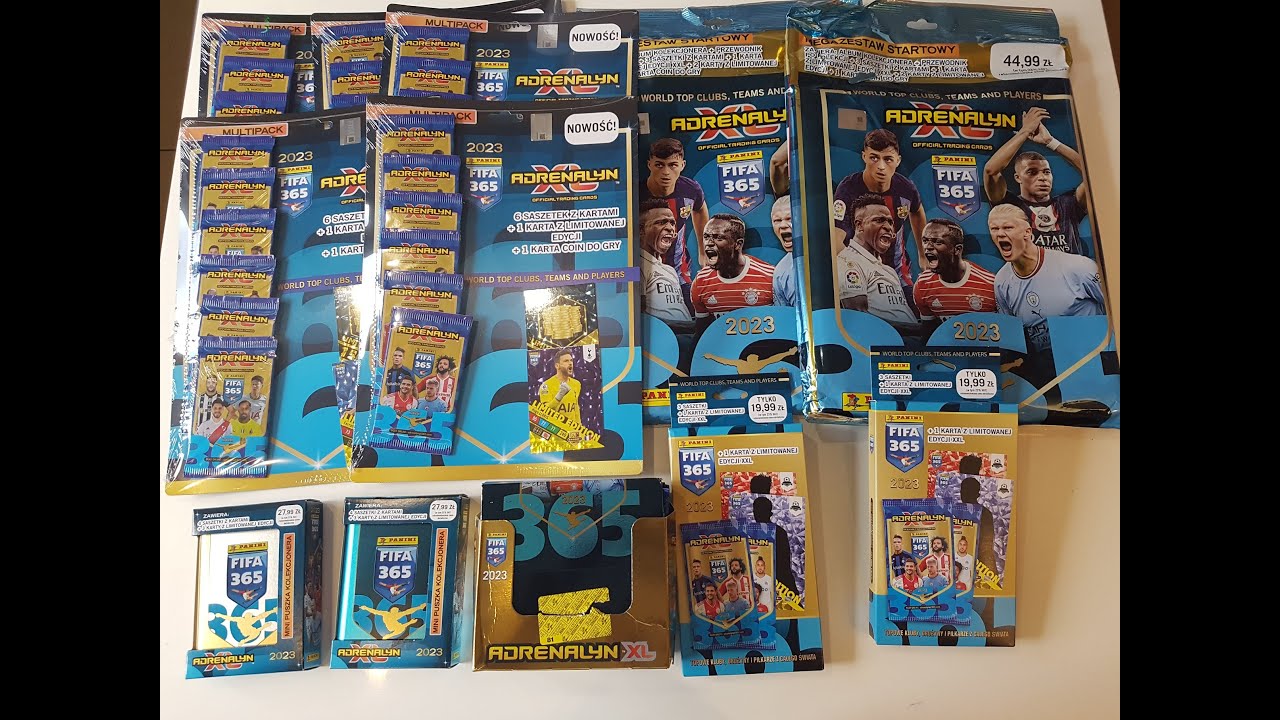 MEGA HIT!!!! NOWA FIFA 365 2023 - ZAKUPY W EMPIKU - UNBOXING STARTERPACKA + OM&Oacute;WIENIE KOLEKCJI!!!