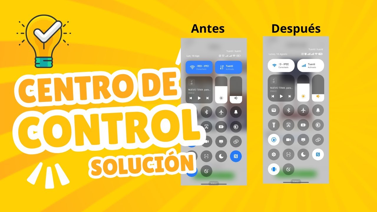 SOLUCIÓN!! Mi Centro de Control no cambia en Xiaomi/Cambia el centro de control de tu XIAOMI HYPEROS