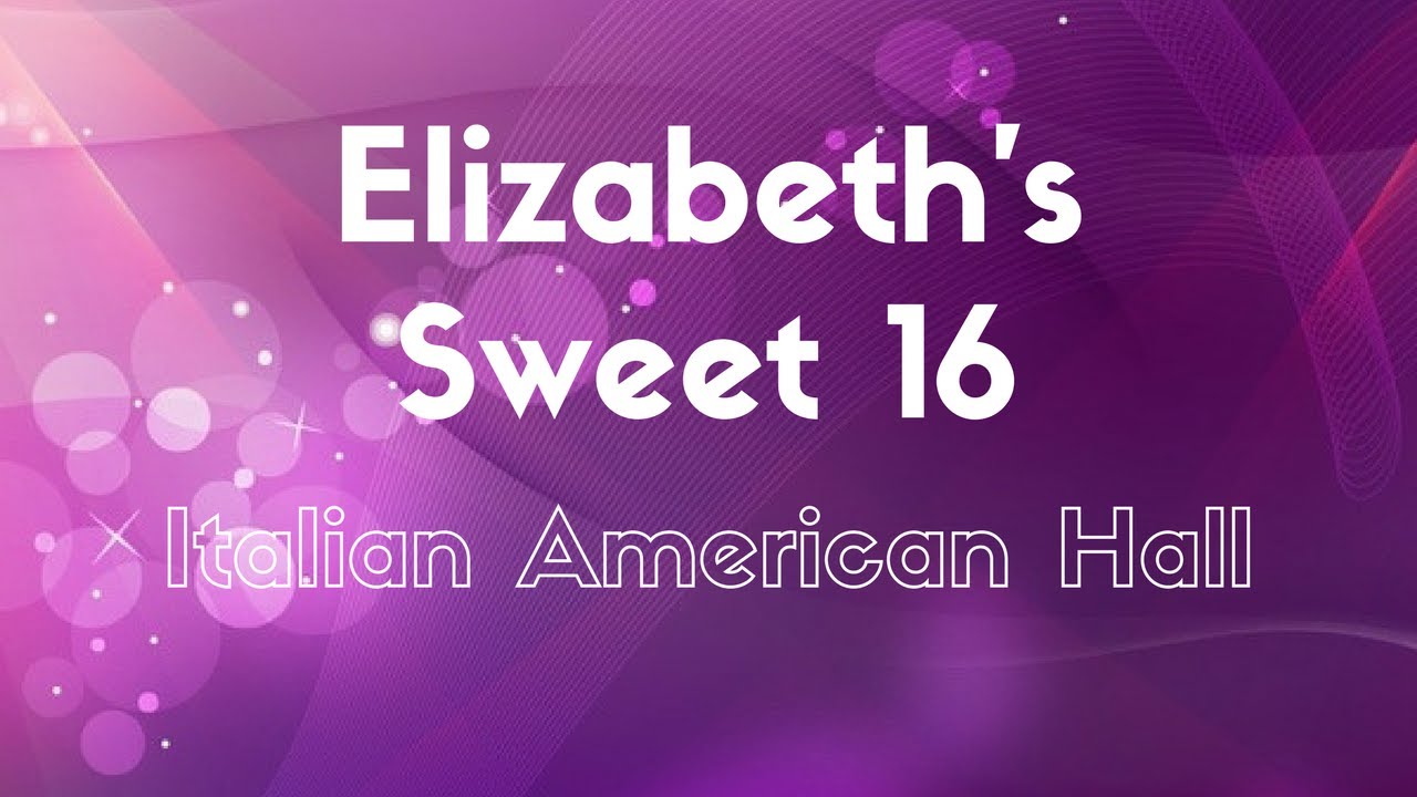 DJ VLOG #88: Elizabeth's Sweet 16 at The Italian American Hall (Scotch Plains, NJ)