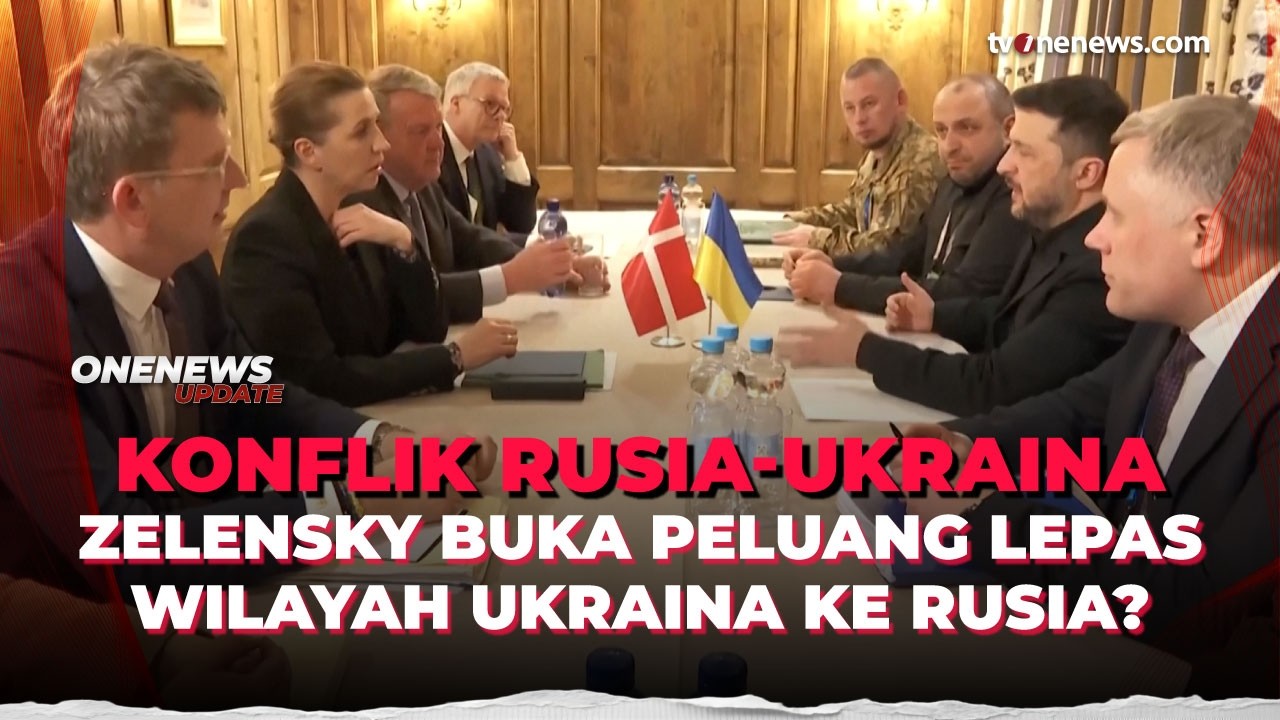 Zelensky Pertimbangkan Serahkan Wilayah Ukraina ke Rusia, Isyarat Damai? | OneNews Update