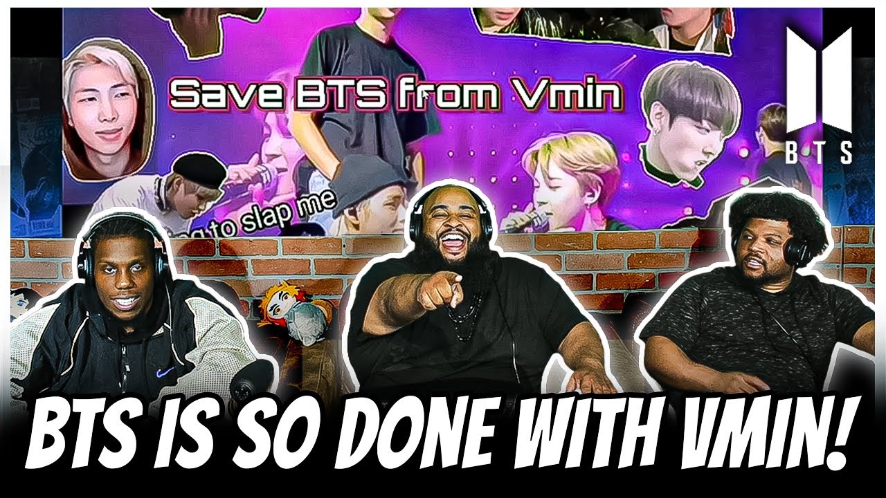 BTS настолько устали от Vmin (в основном от Намджуна) Реакция