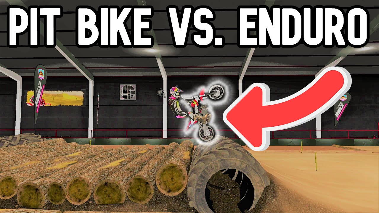 TAKING A PIT BIKE TO ENDUROCROSS IN MX BIKES!