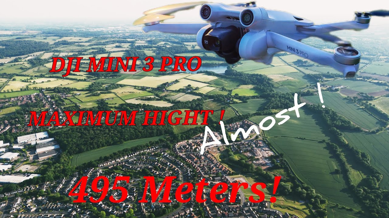 Dji mini 3 pro flying over 120 meters maximum hight