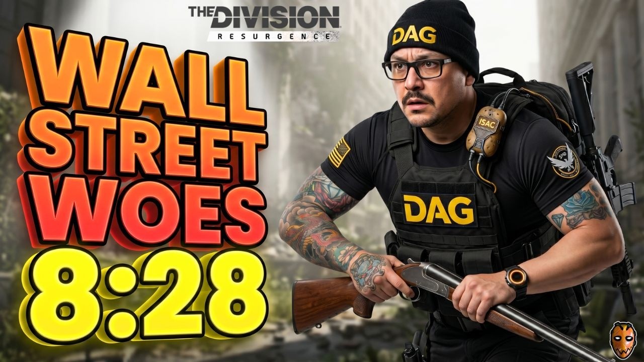 WALL STREET WOE | 8:28 Legendary Run | Double Barrel Shotgun Vanguard Build | Division Resurgence