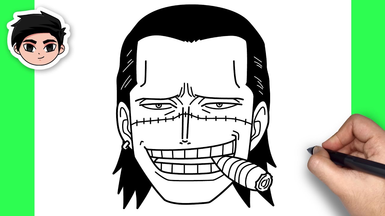Como Dibujar Crocodile (One Piece)