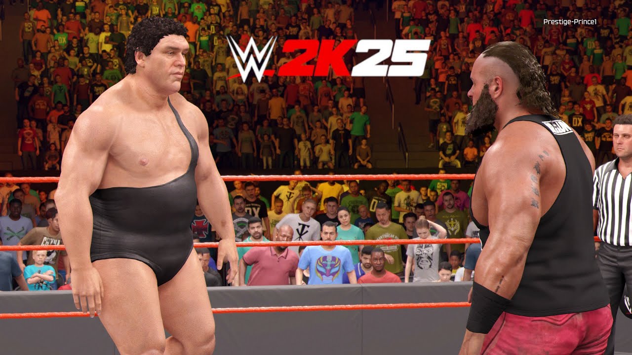 WWE 2K25 - Andre The Giant Vs Braun Strowman I DREAM MATCH (PS5)