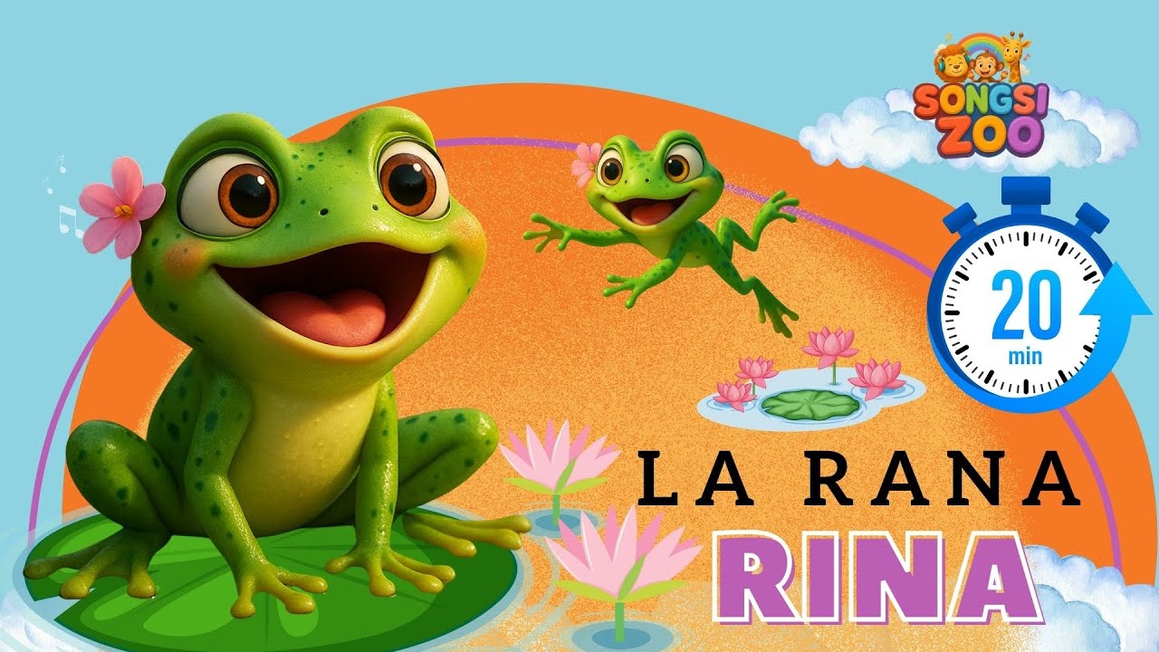 La Rana Rina Canta Una CANCIÓN INFANTIL Mágica