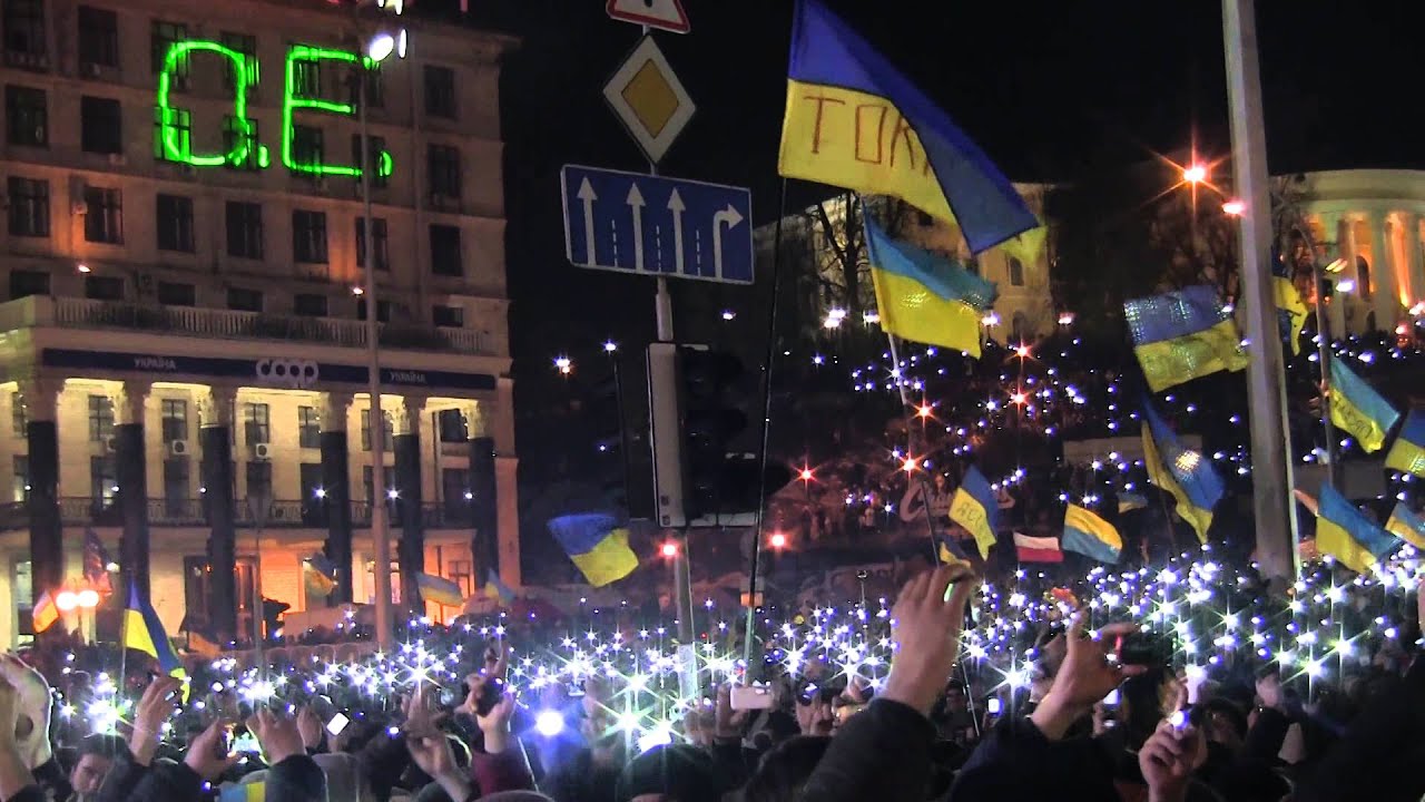 Евромайдан 14.12.2013 (HD) - Океан Эльзы (Вакарчук) - Друг (Якби колись)