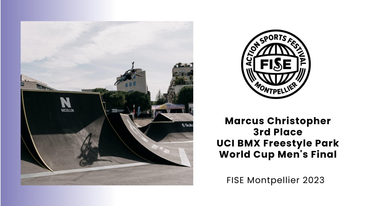 Marcus Christopher - 3rd Place UCI BMX Freestyle Park World Cup Men's Final