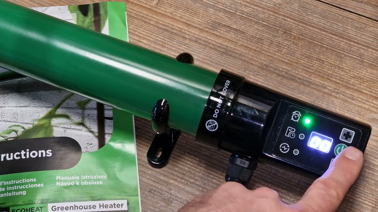 Eco Heat Tube Heater Kasverwarming - Efficiënte Tube Heater met digitale Thermostaat - Greensell