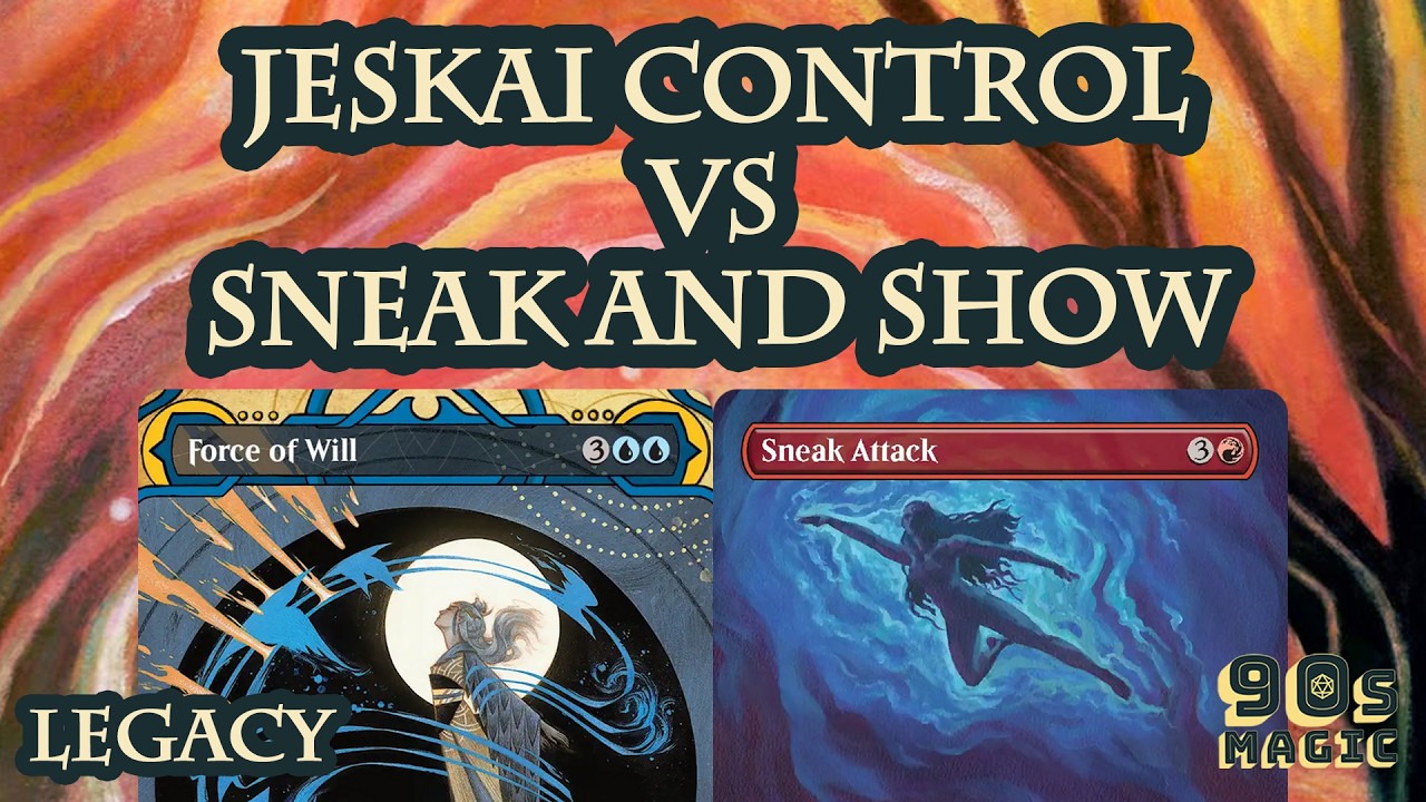 4-й раунд турнира MTG Legacy Open 90-х: Sneak and Show против Jeskai Control