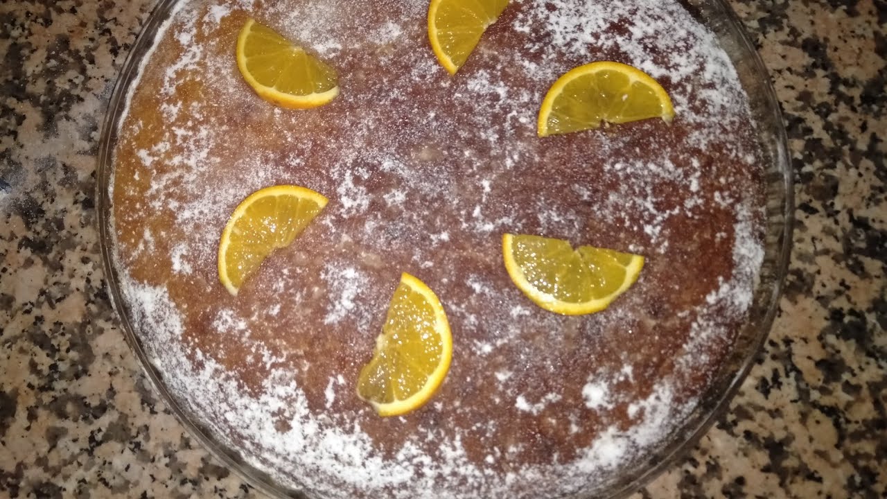 بسبوسة بعصير البرتقال