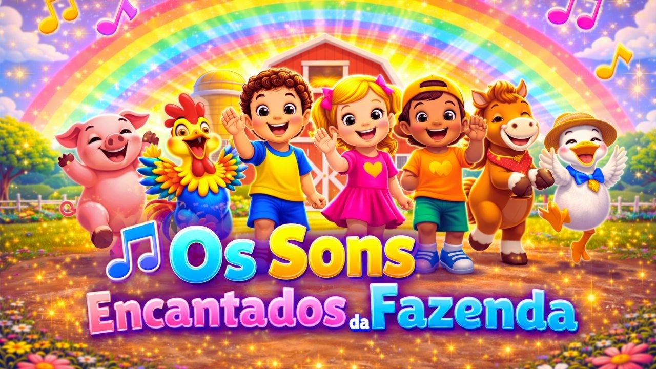 🐔 Os Sons da Fazenda 🎶 Música para Dançar #Fazendinha  #MusicaInfantil