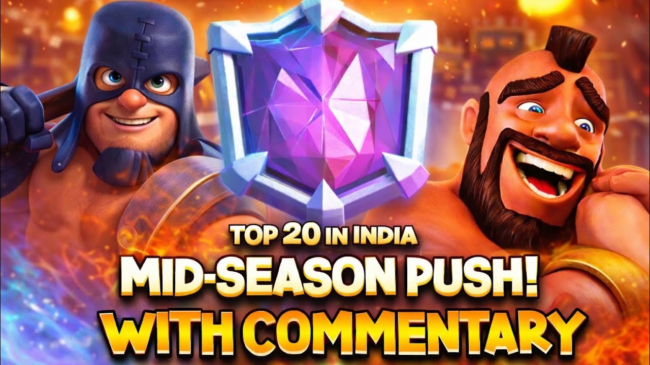 TOP 20 IN INDIA 🔥 Mid-Season Push with Hog Exe Nado | Live Commentary!