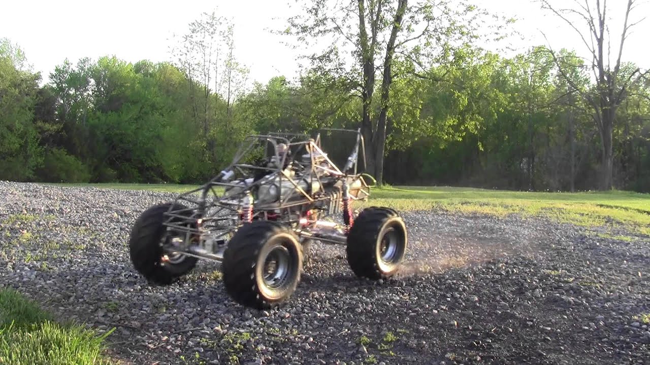 1/4 Scale Grave Digger Driveway Tuning