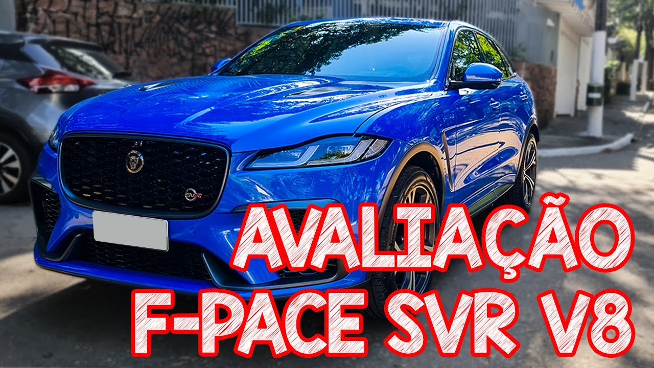 Avaliação Jaguar F-PACE SVR 2022 - V8 E 0-100 DE FERRARI F40 E CONSEGUE ANDAR NA LAMA!!!