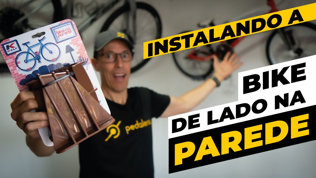 Vantagens de instalar a bike de lado na parede. Pedaleria e Kalf Bike na Parede.