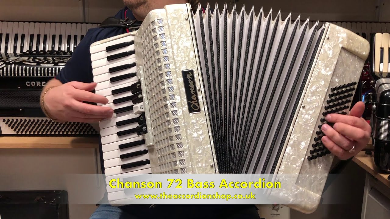 Chanson 72 Bass Accordion