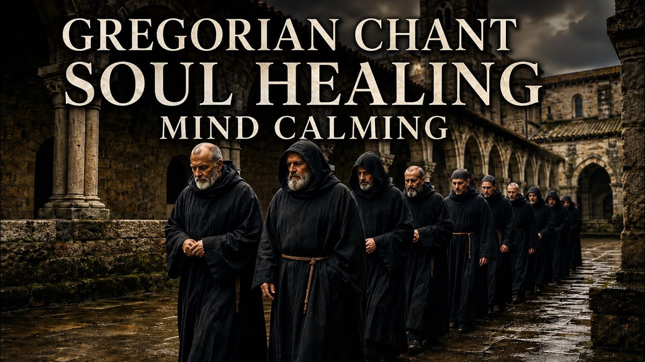 Ancient Gregorian Chant: Benedictine Monks Hymns for Soul Healing & Mind Calming