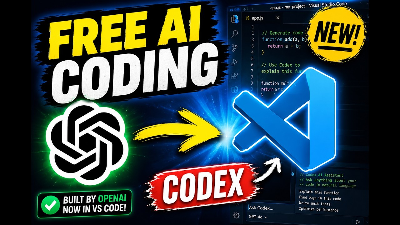 Как установить OpenAI Codex в VS Code | Пошаговое руководство по установке (2026)