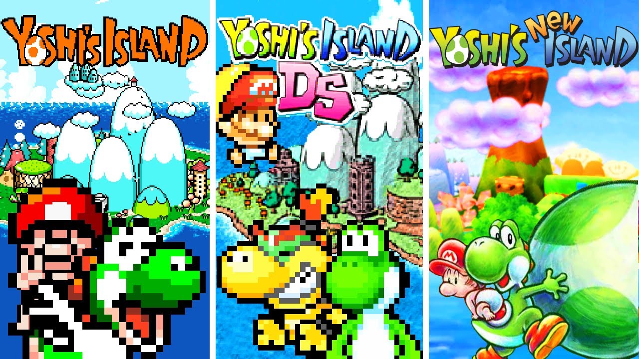 Yoshi's Island Trilogy - Full Game Series | 100% Walkthrough No Damage Gameplay