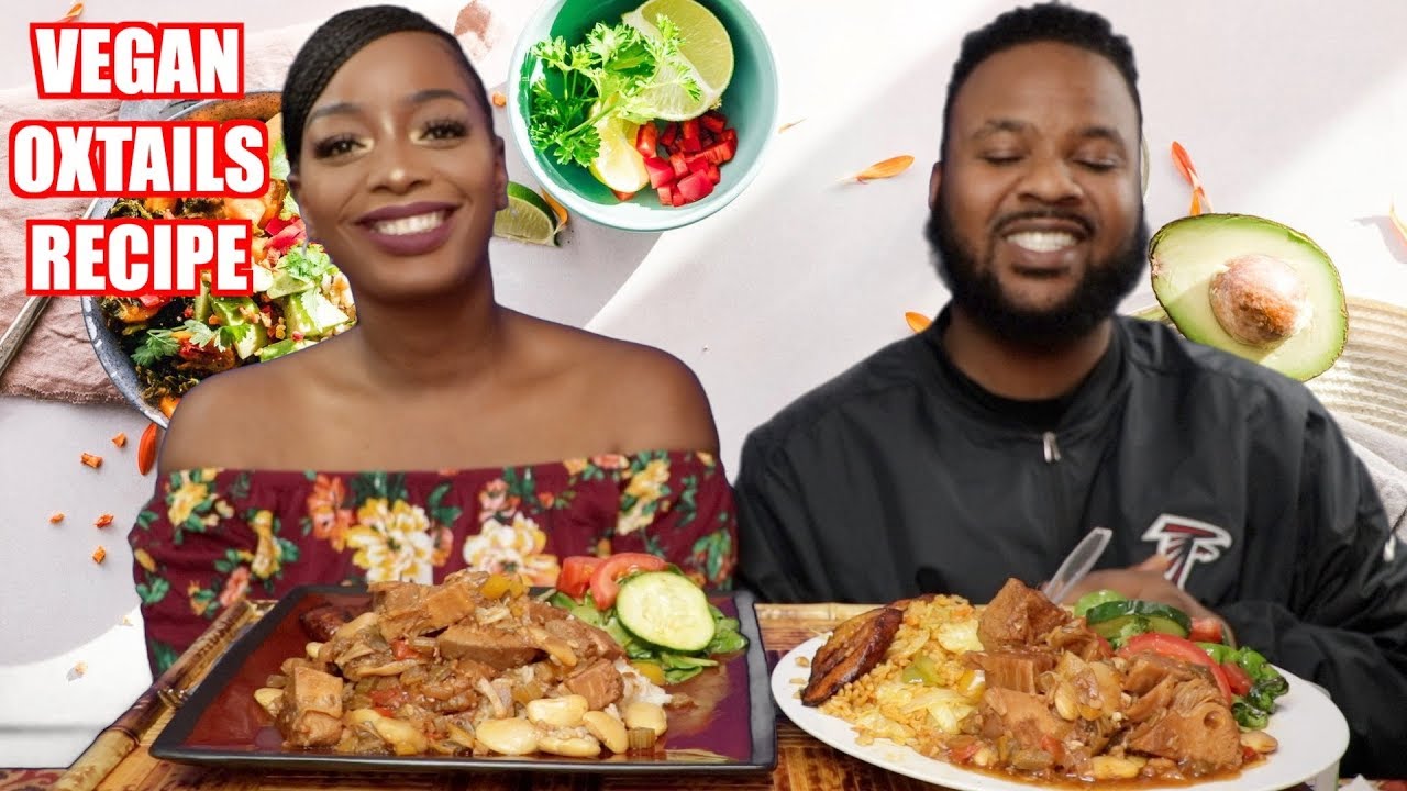 JAMAICAN INSPIRED VEGAN OXTAILS RECIPE | MUKBANG | EATING SHOW