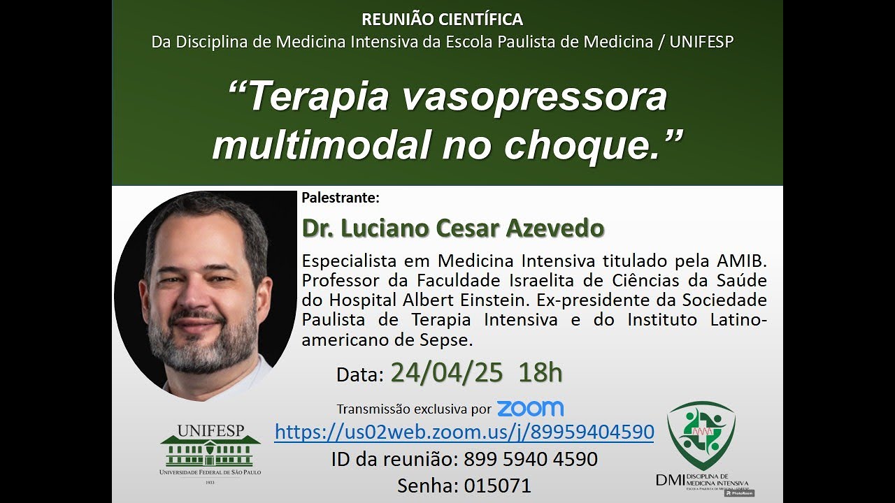 Terapia vasopressora multimodal no choque.
