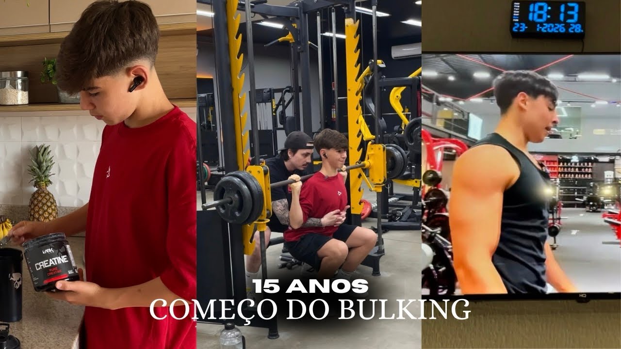 Vlog de um Guri - Treino, novas ideias e início do bulking