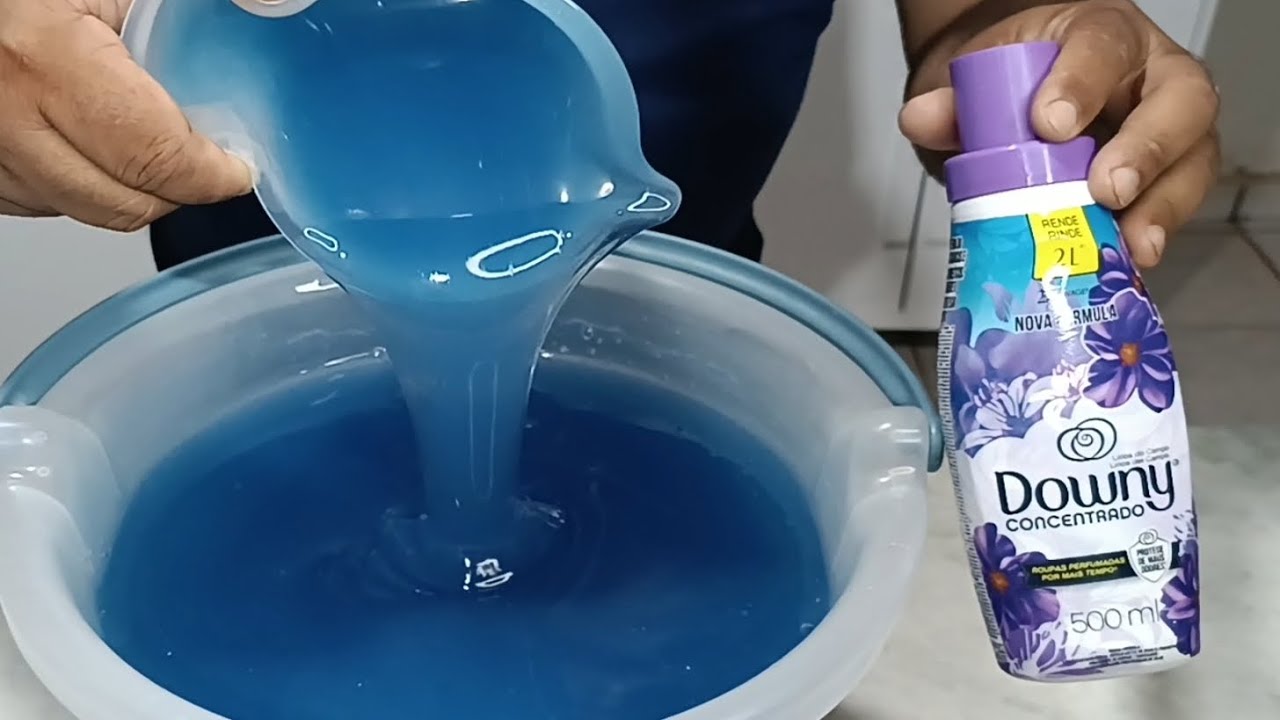 Como fazer sabão líquido concentrado tipo Downy nunca fiz um sabão caseiro tão perfumado, vem ver cm